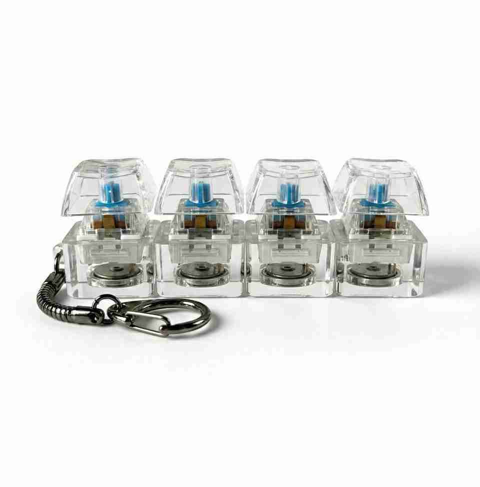 SIMESTICH Mechanical Keyboard Switch Keychain, Blue - Image 6