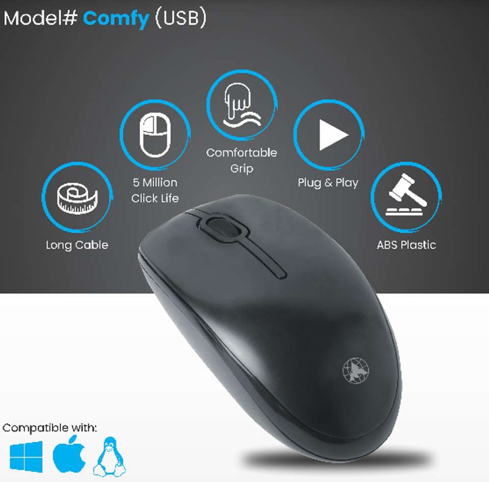 PRODOT High Performance USB Keyboard & Mouse Combo Pack of 5 - Image 8