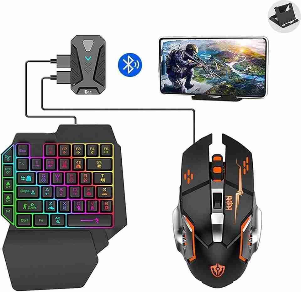Confiavel One Hand Non-Mechanical Gaming Keyboard - Image 6