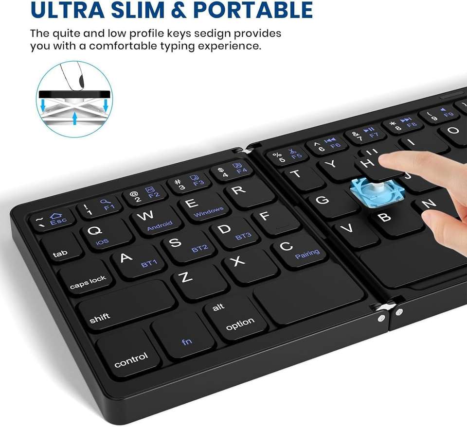 Rojdhyan Foldable Bluetooth Keyboard - Image 8