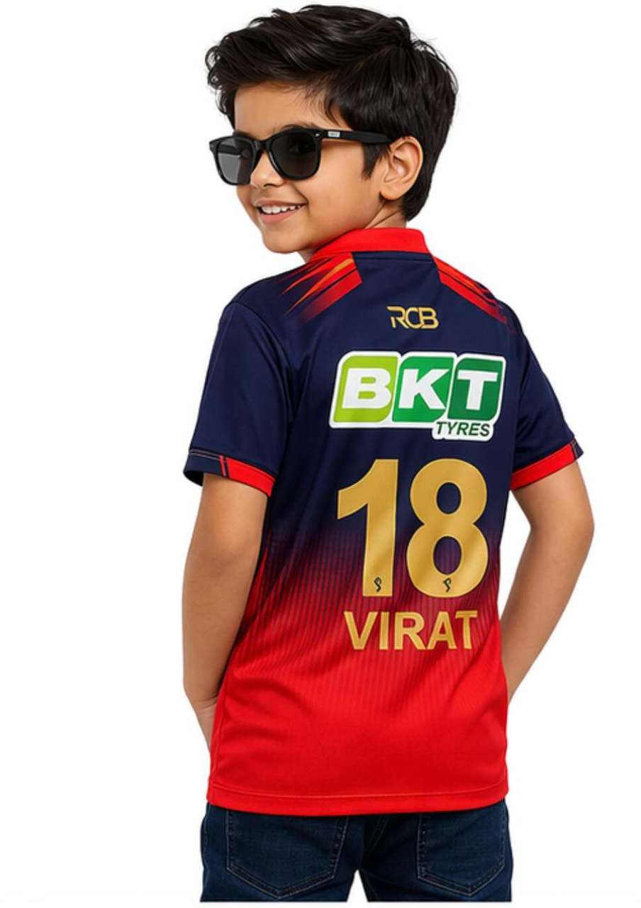 privic Boys & Girls Printed Polyester Regular T Shirt, Red - Image 4