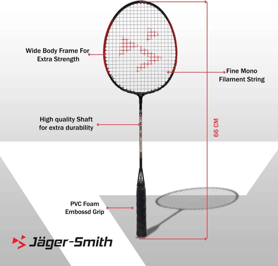 Jager-Smith PB-1000 Combo & Featherlite 2 Shuttle Badminton Kit - Image 8