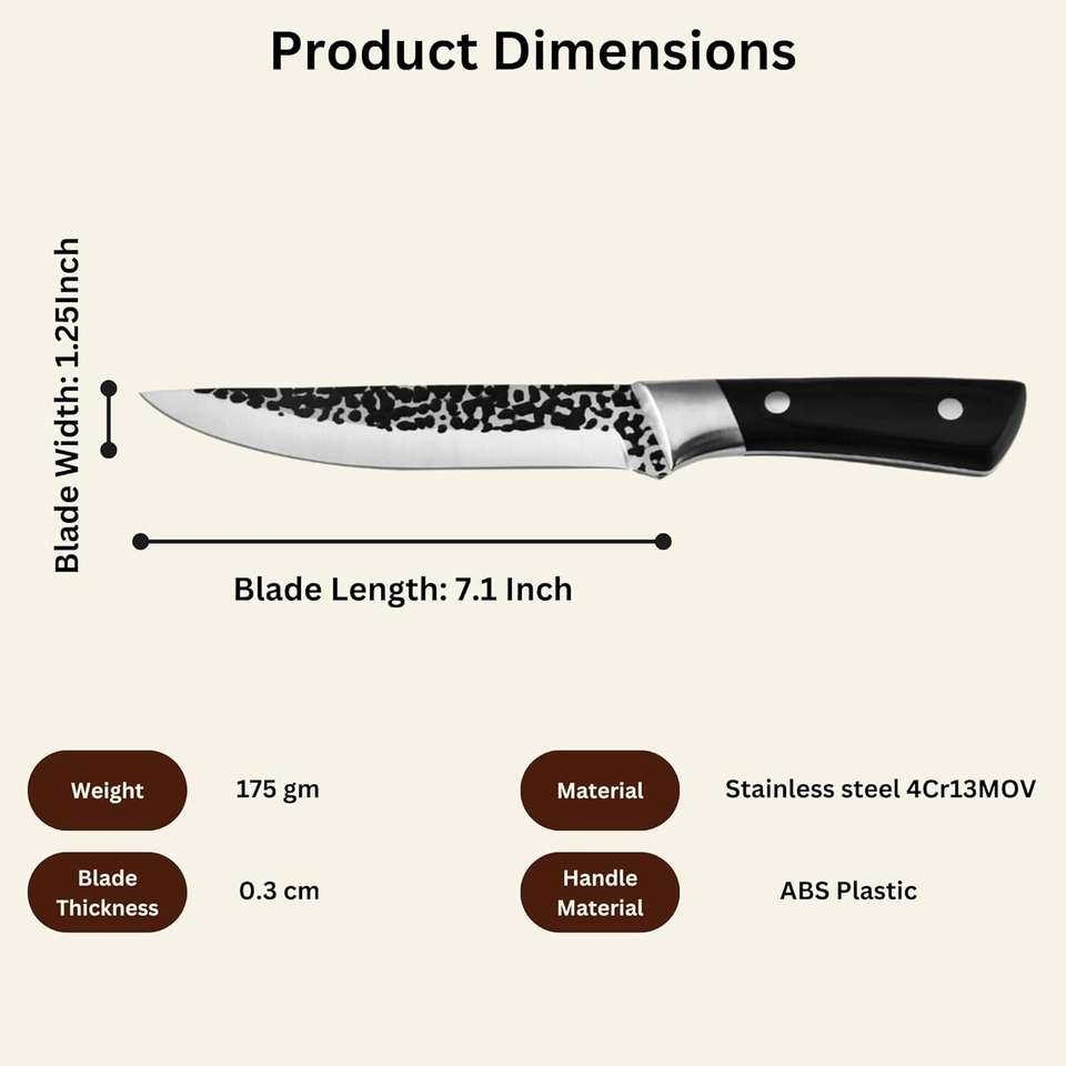 Cathiya 1 Pc Stainless Steel Chef Knife 1 Pieces - Image 6