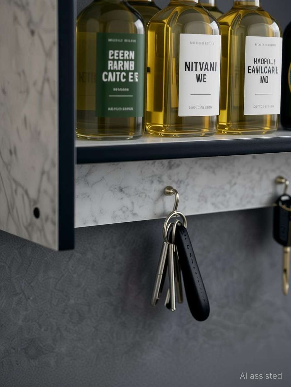 NITVANI Kitchen Rack Marble Design - Image 9