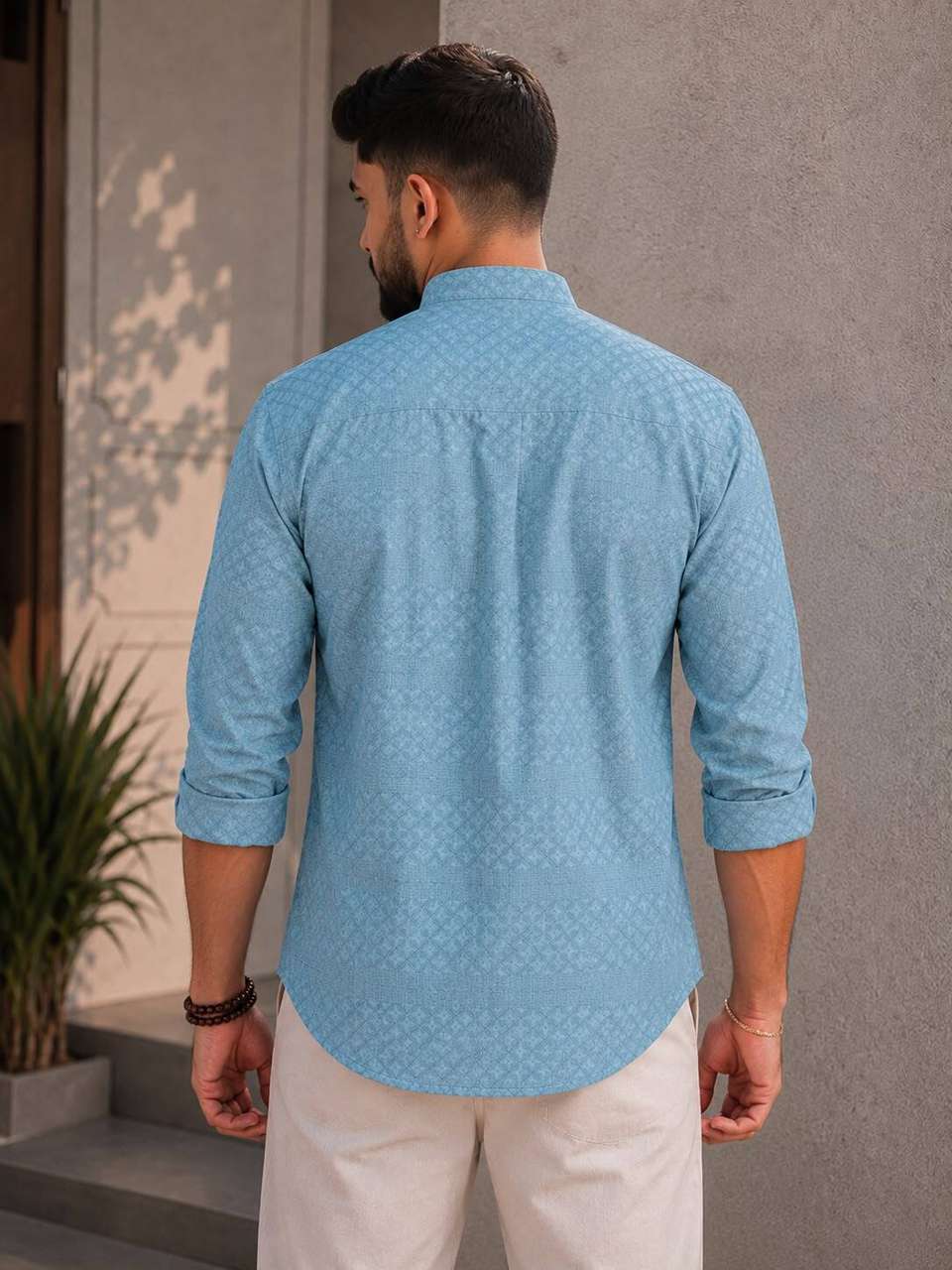 VELLOSTA Men Printed A-line Kurta - Image 9