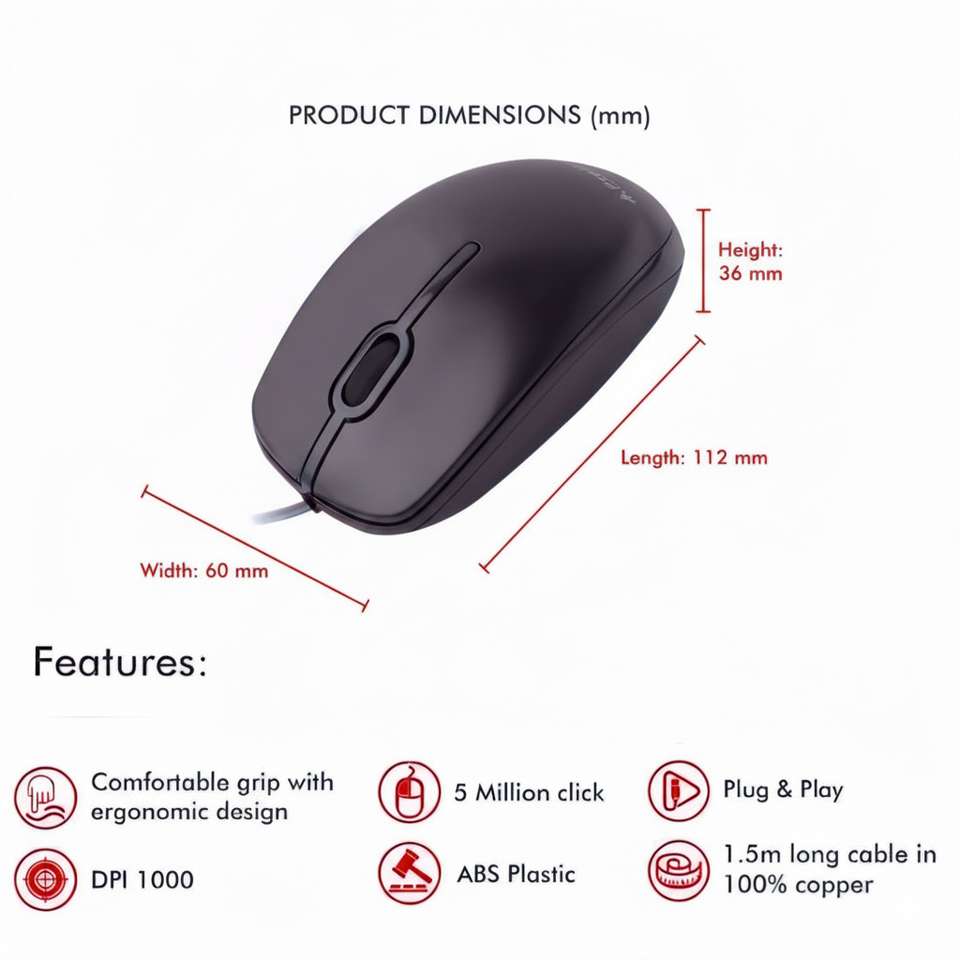 Henture 5-in-1 Gaming Keyboard and Mouse Combo - Image 8
