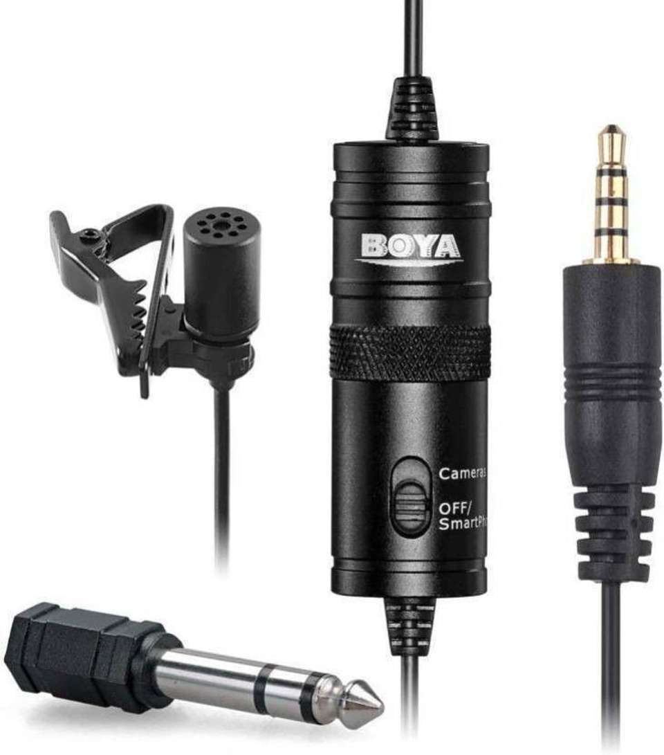 BOYA Omnidirectional Lavalier Condenser Microphone 20ft - Image 8