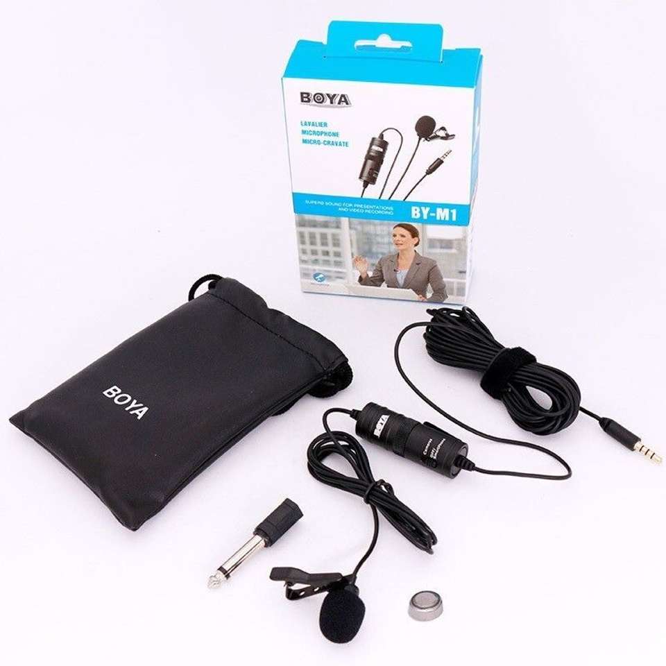 BOYA Omnidirectional Lavalier Condenser Microphone 20ft - Image 7
