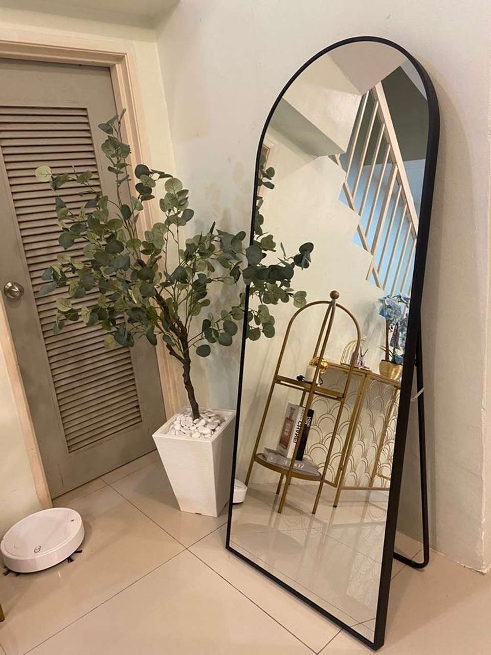 Haridarshan 5Ft Wavy Full Length Standing Mirror - Image 7
