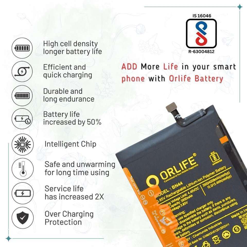 orlife Mobile Battery For Redmi Note 5 Plus - Image 7