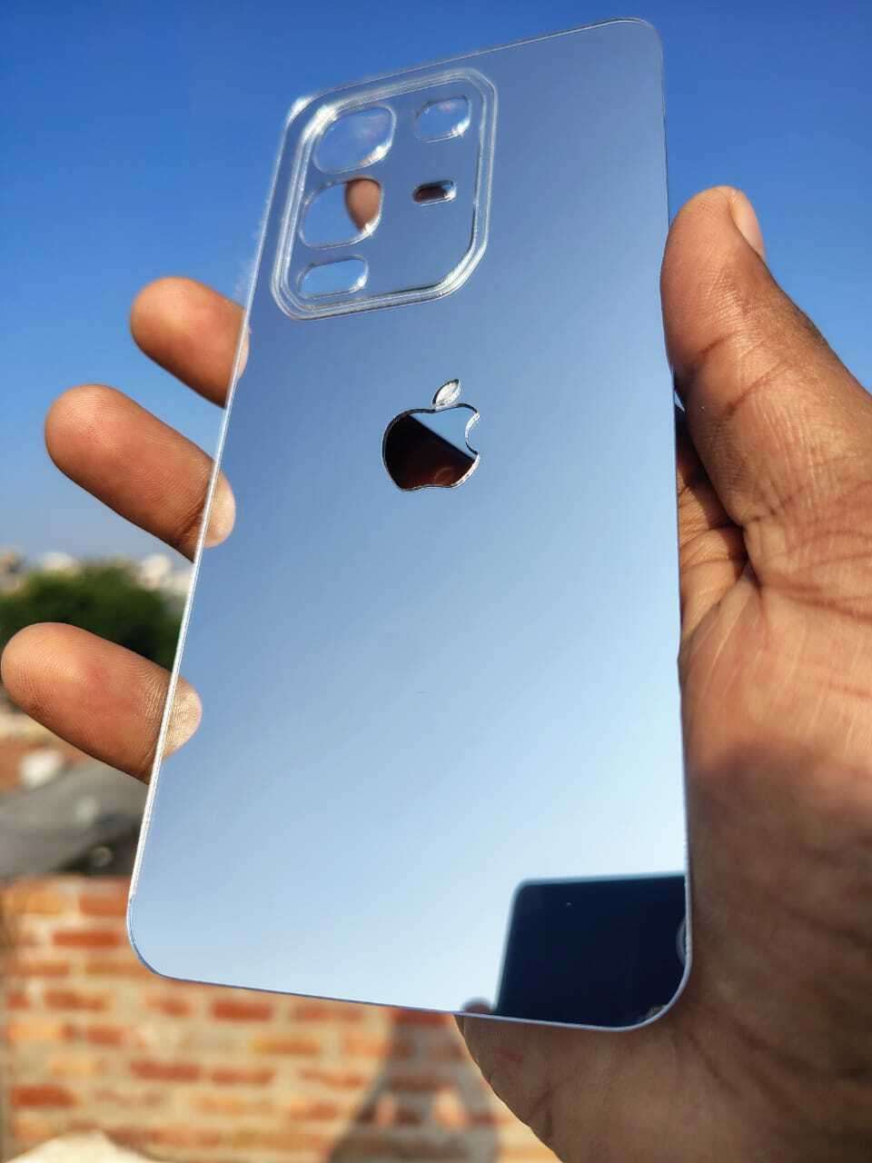 MOKPLZ Infinix Note 50S Silver Mirror Back Panel - Image 7