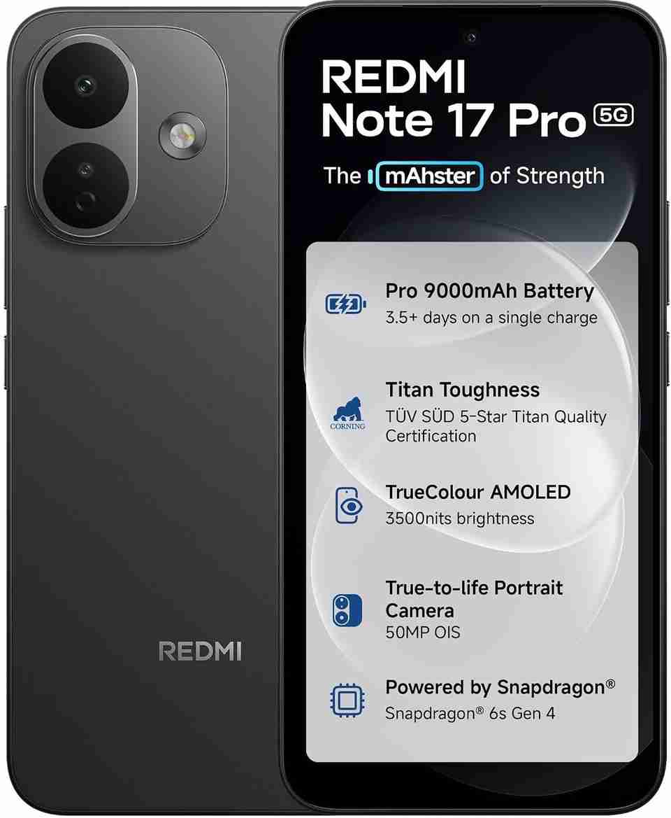 Redmi Note 17 Pro 5G 256GB 8GB RAM Stealth Black - Image 6