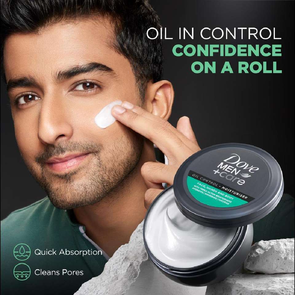 DOVE Men+Care Oil Control Face Moisturiser 100g - Image 9