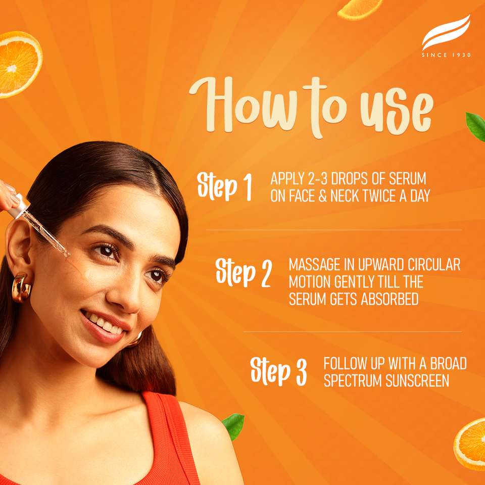 Himalaya Brightening Vitamin C Orange Face Serum 15ml - Image 8