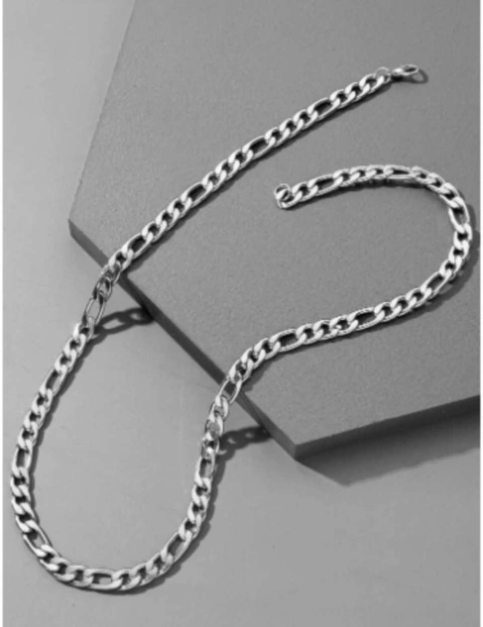 Vipunj Sterling Silver Plated Stainless Steel Chain - Image 4