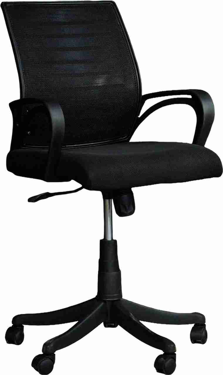 PIYULEX Fabric Office Arm Chair Black DIY - Image 4