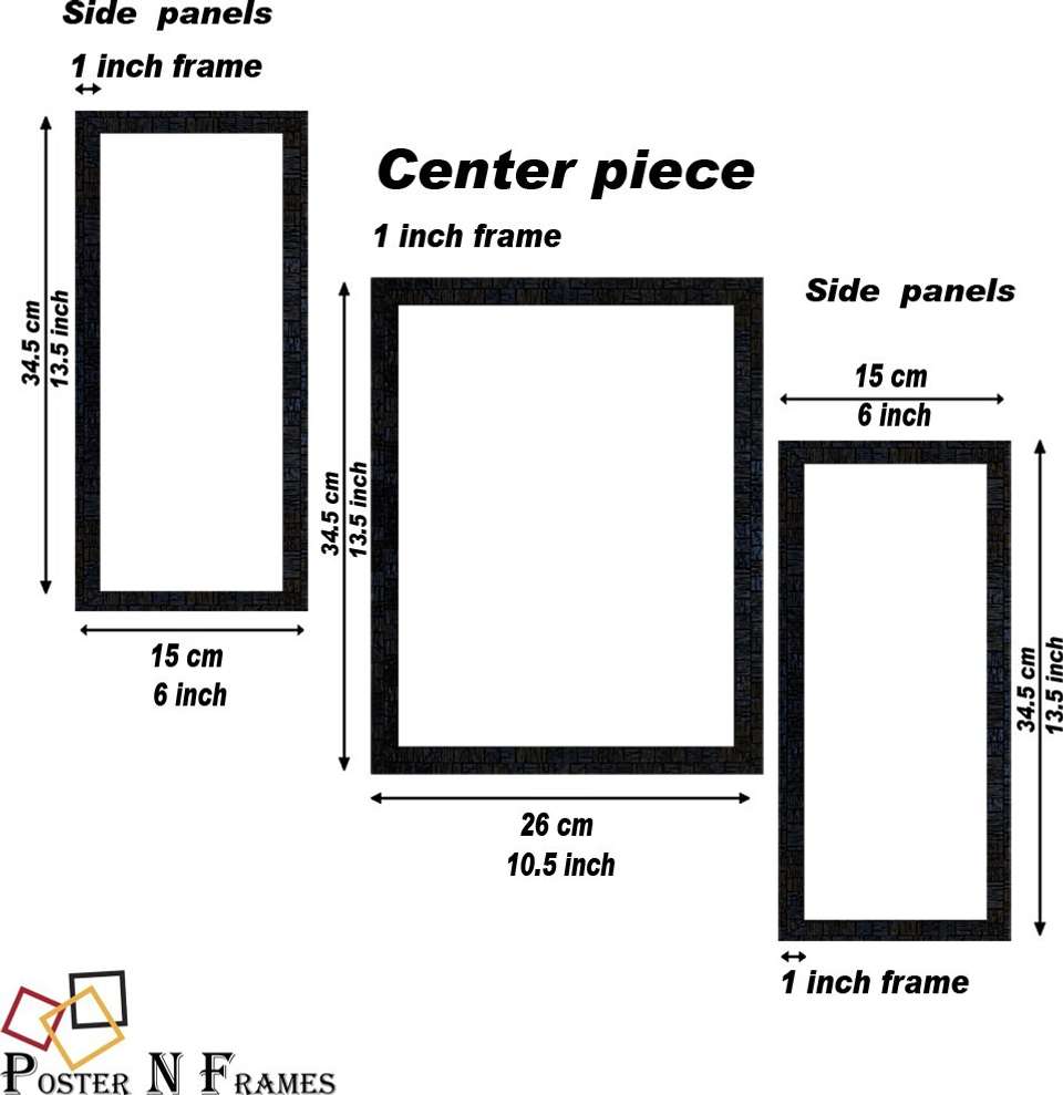 Poster N Frames Landscape Scenery Set of 3 Pack of 3 - Image 6