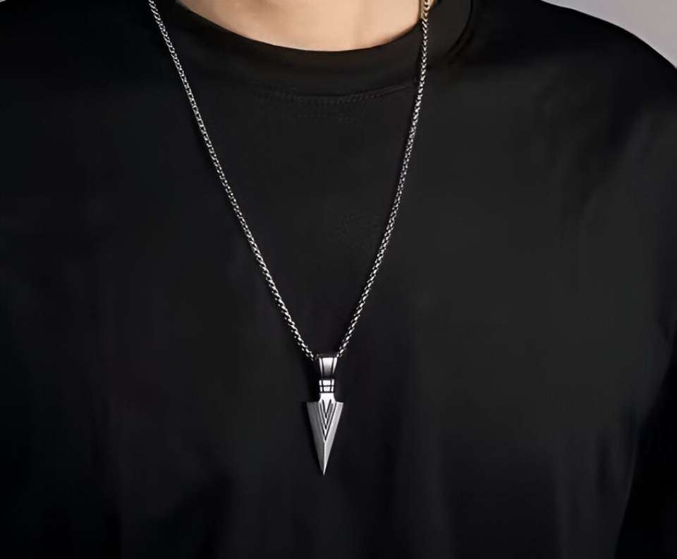 Stylzoo Men's 3-Pack Stainless Steel Pendant Necklace Set Pack of 3 - Image 9