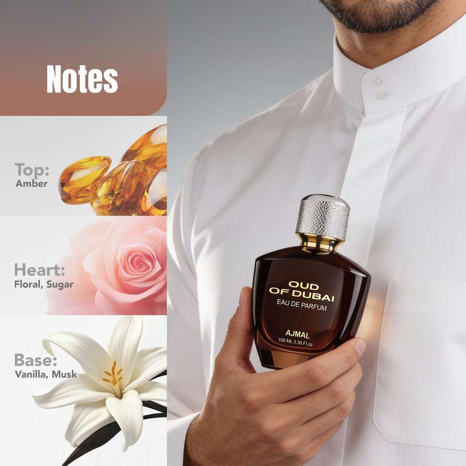 Ajmal Intense & Iconic Long Lasting Oud of Dubai Perfume 100 ml - Image 7