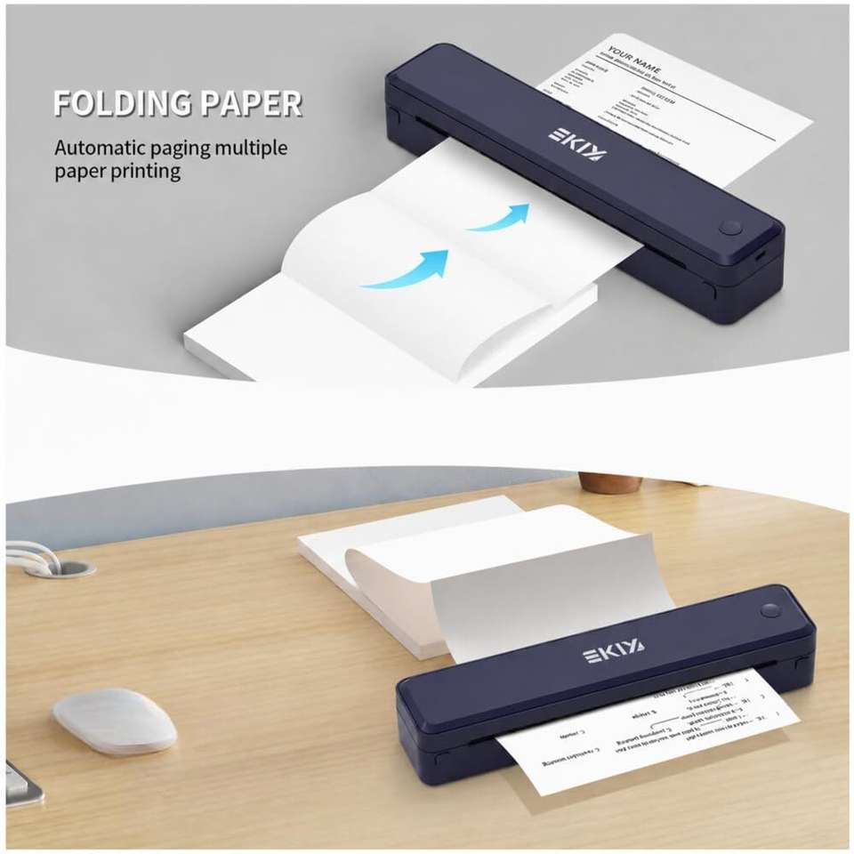 EKIY 2026 Mini Wireless A4 Inkless Thermal Printer - Image 8