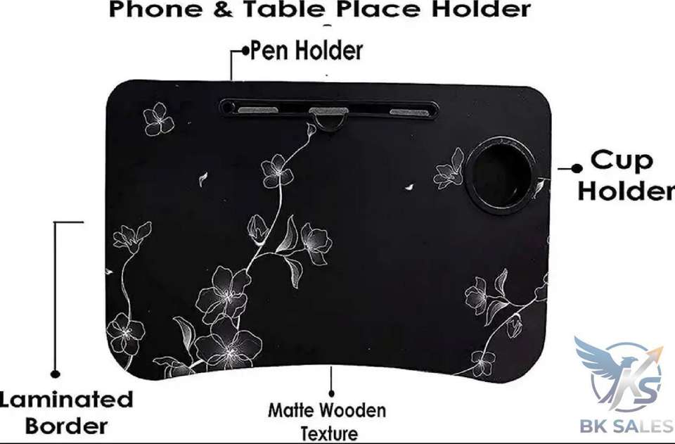 FurniGully Flower Table Solid Wood Study Table - Image 9