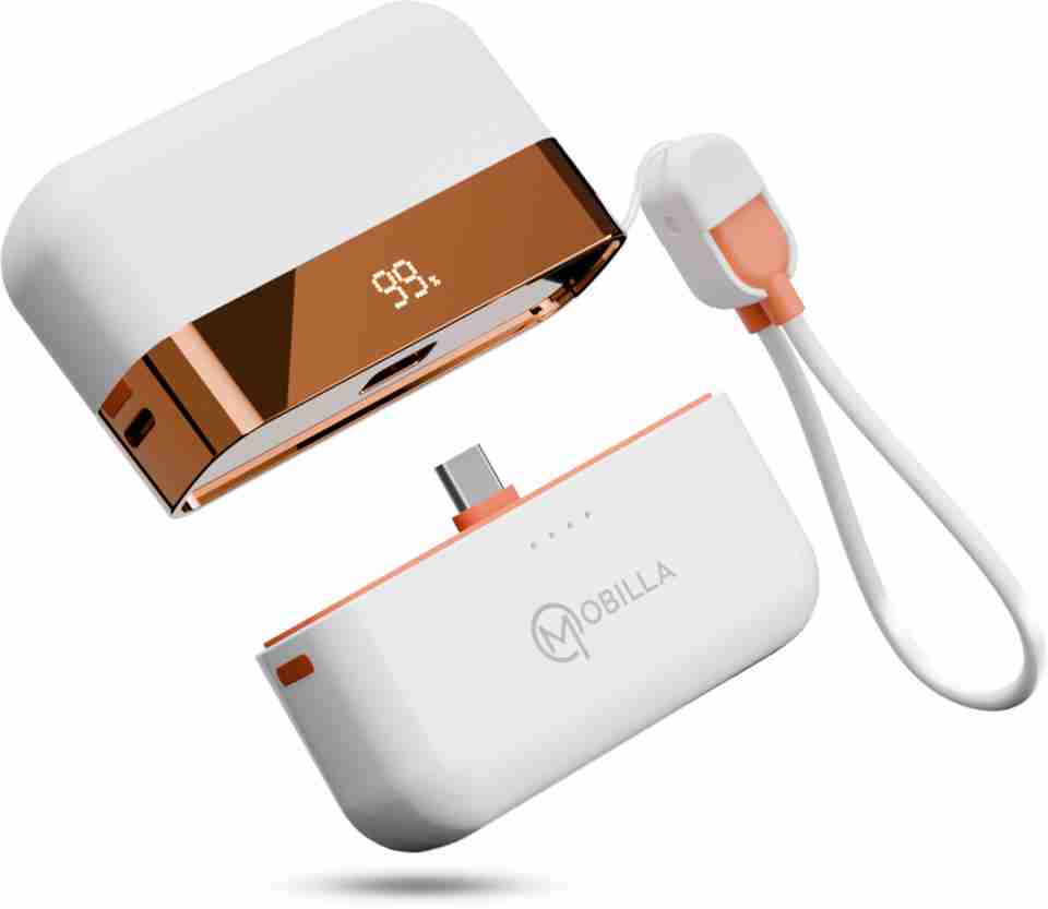 Mobilla 10000 mAh 22.5W White Power Bank - Image 7