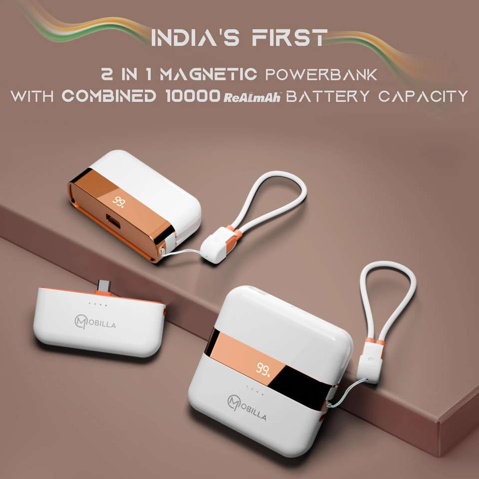 Mobilla 10000 mAh 22.5W White Power Bank - Image 8