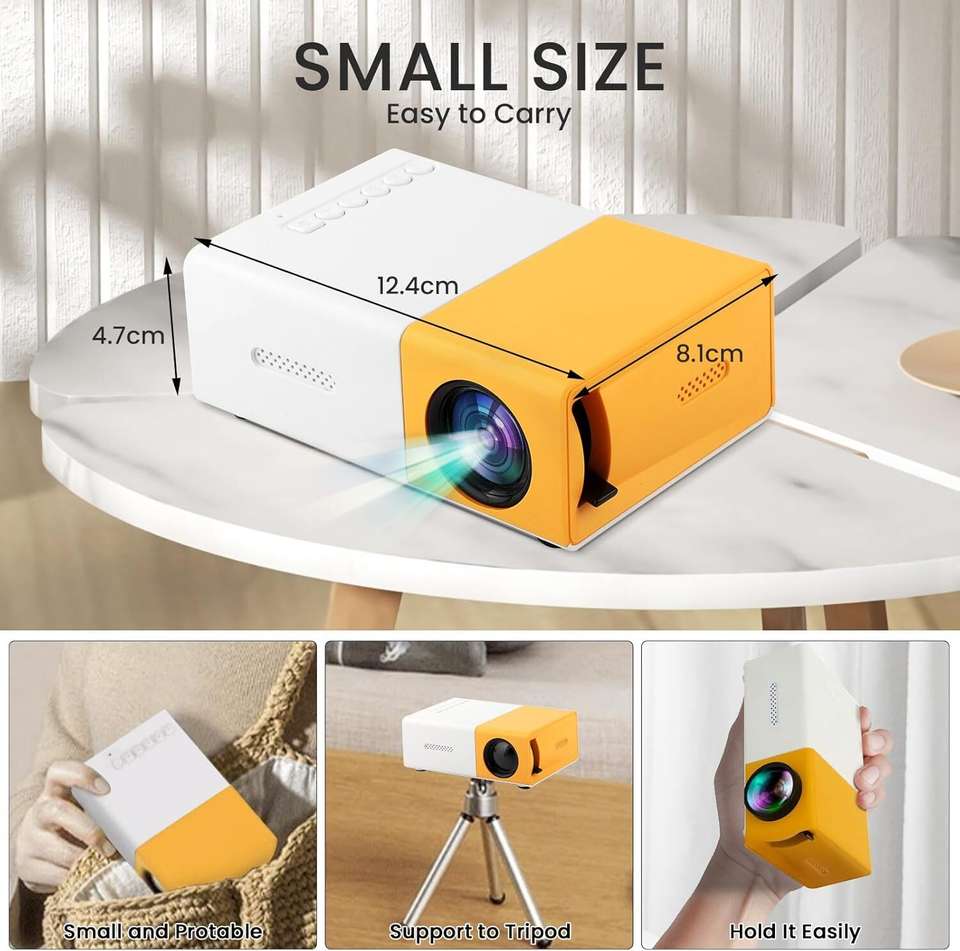 Velmi YG-300 Mini Projector for Home Theater - Image 9
