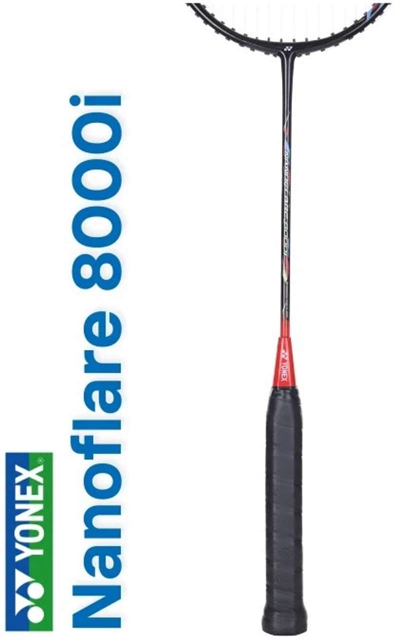 YONEX NANOFLARE 8000i Black, Red Badminton Racquet - Image 8