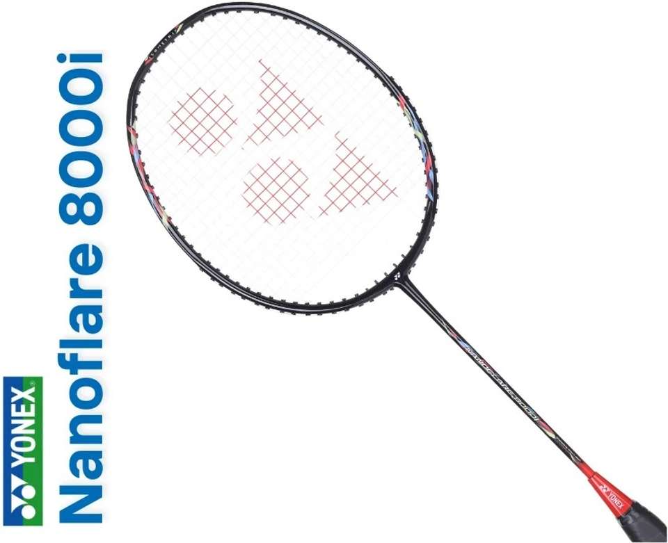 YONEX NANOFLARE 8000i Black, Red Badminton Racquet - Image 7