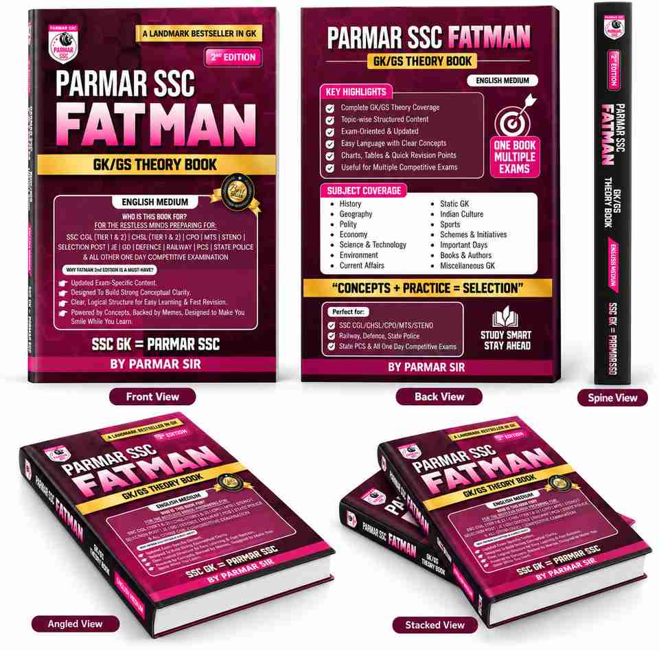 PARMAR SSC FATMAN GK/GS Theory Book 2nd Edition English - Image 5