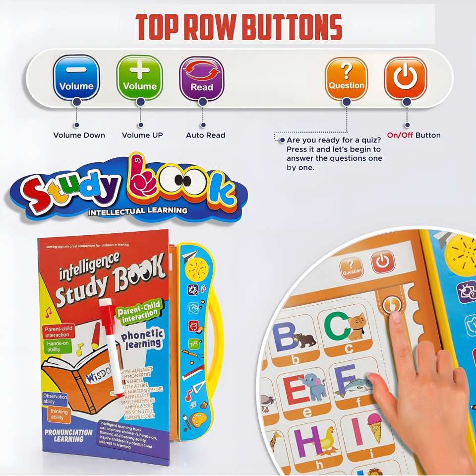 Intelligence Book For Children, English Letters & Words Learning...more - Image 8