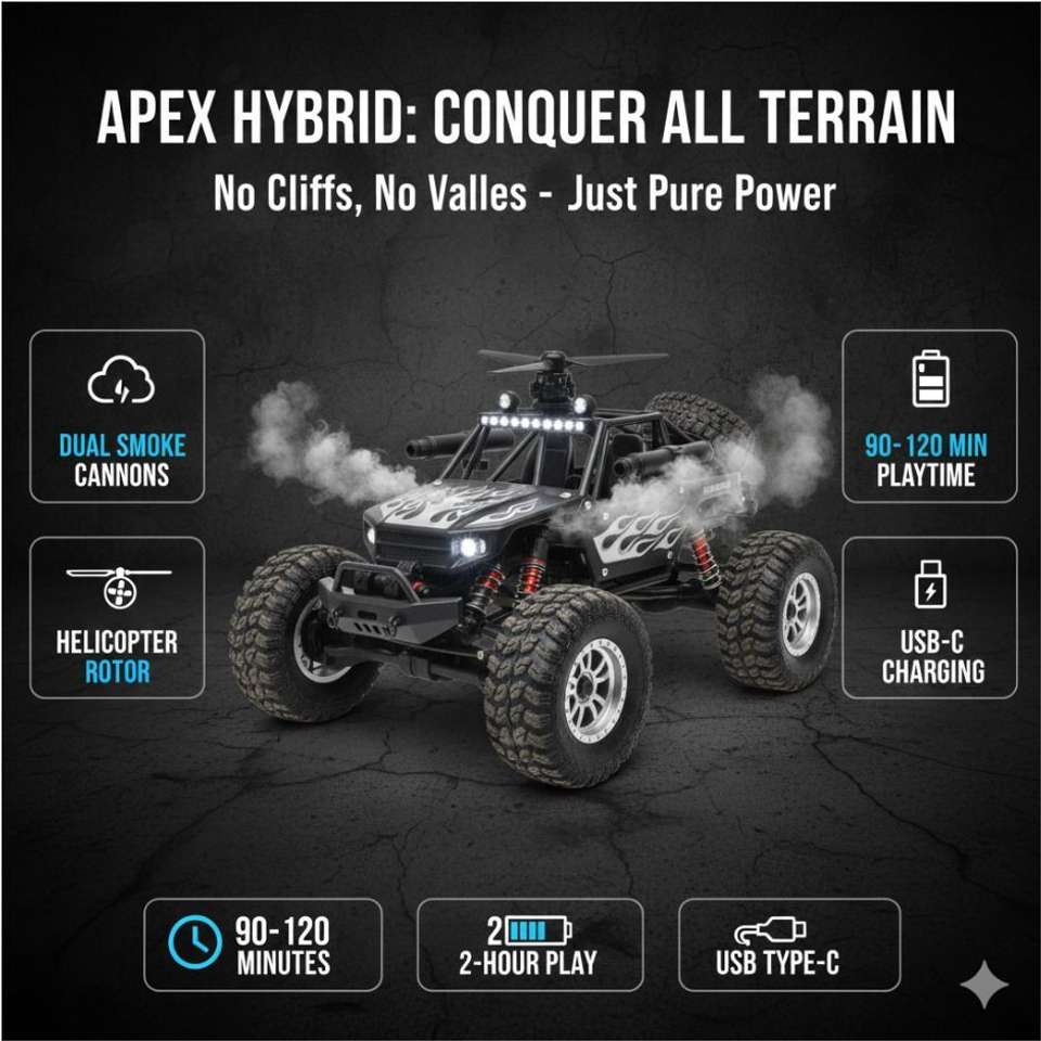 Ninjatoy Rock Crawler Remote Controlled Truck - Image 7