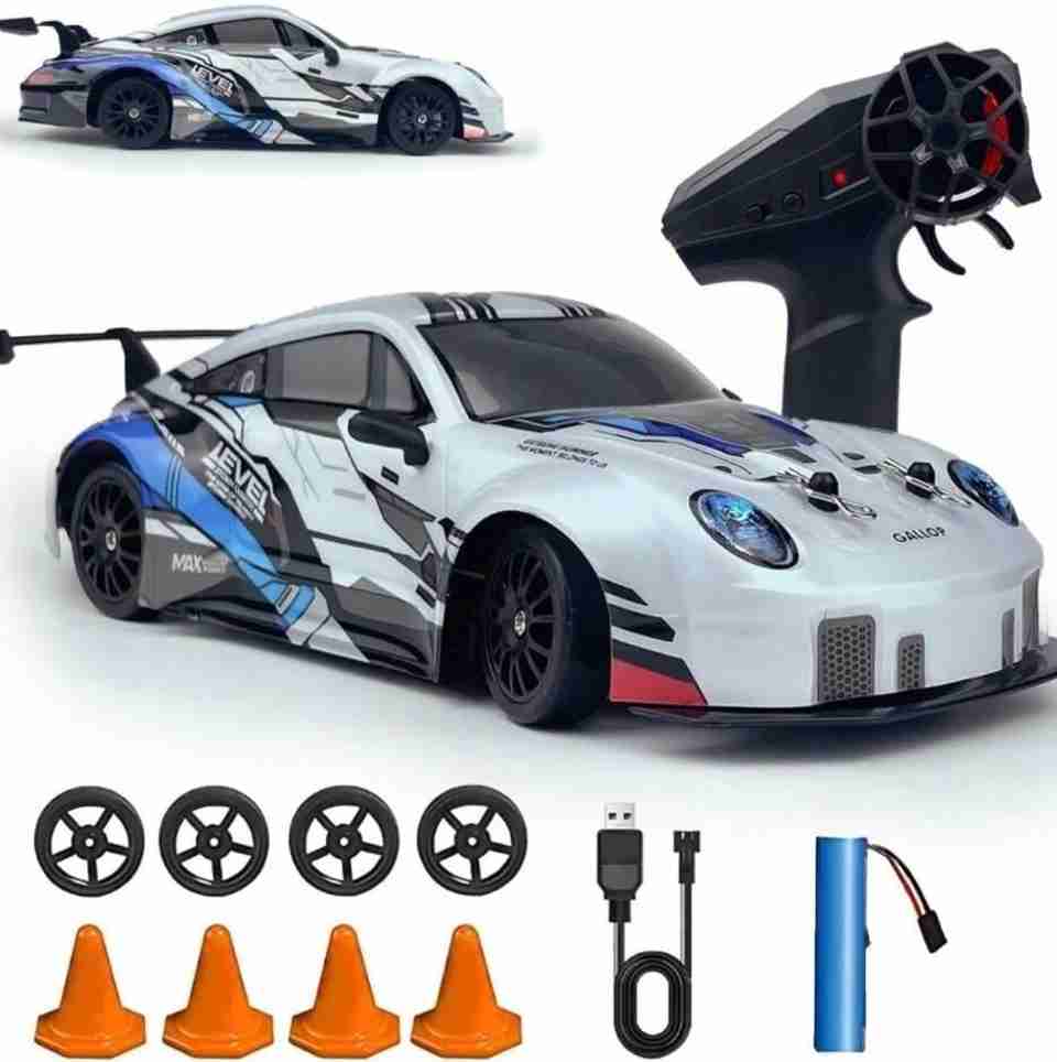 ETYMOCA RC Drift 1:24 Scale 4WD 2.4GHz Remote Control Car - Image 8