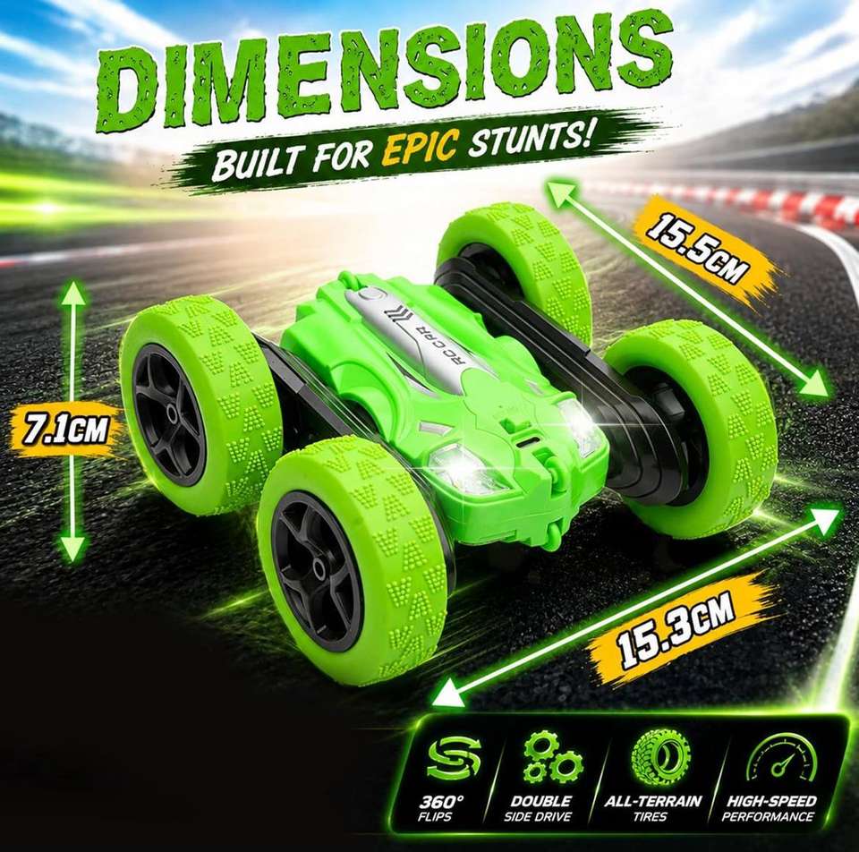 Xcillince 4-Wheel Drive Double-Sided Racing Vehicle - Image 9
