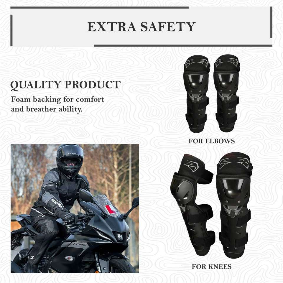 Allowing Flexible Breathable Elbow & Knee Guard - Image 6