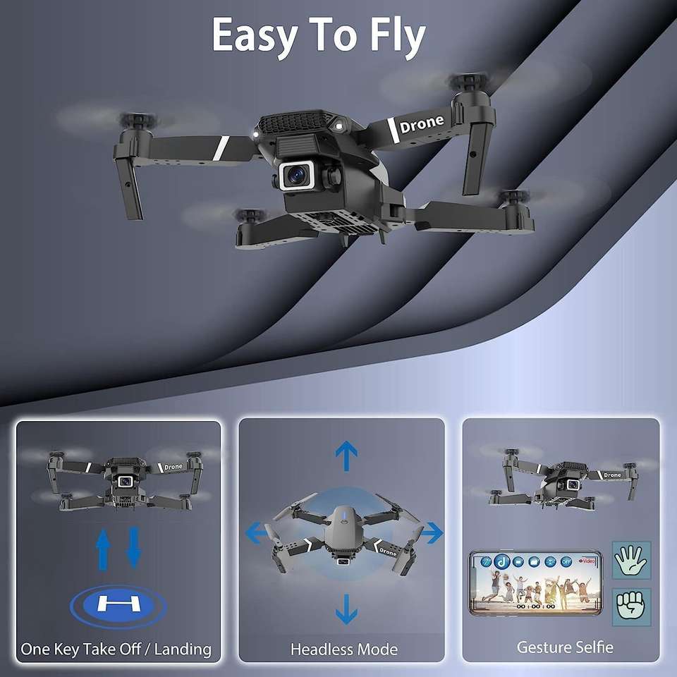 SK WILLA E88 Pro Smart Portable Drone - Image 9