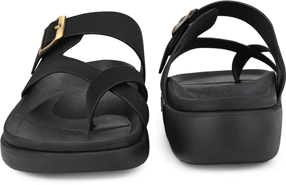 Arivo Men Sandal Black Size 6 - Image 9