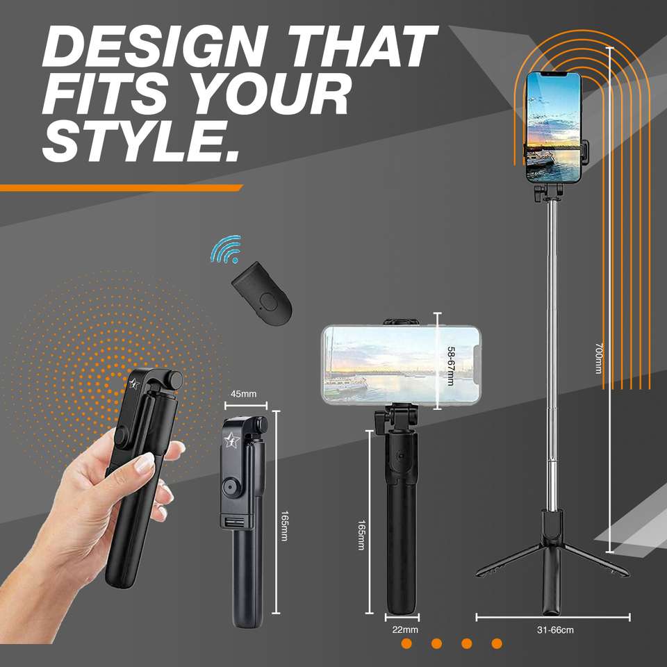 Flipkart SmartBuy R1 Bluetooth Selfie Stick - Image 9