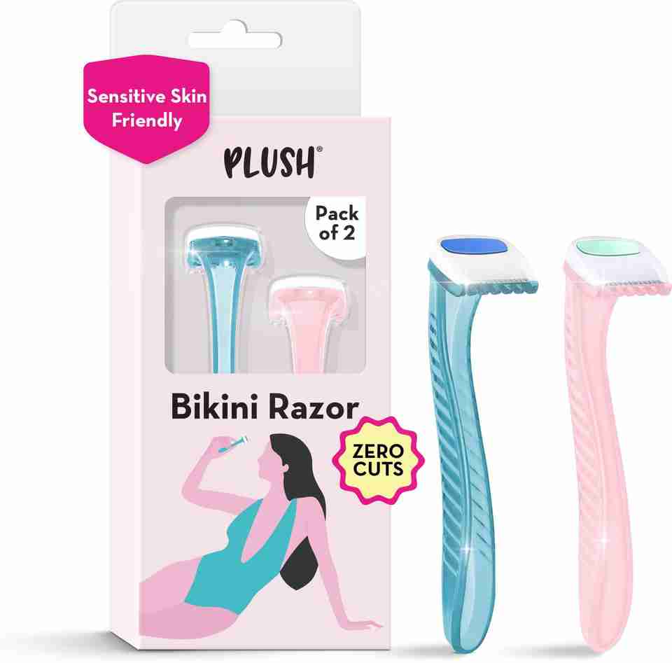 PLUSH Razor, Single Blade, Reusable, 2 Pack - Image 9