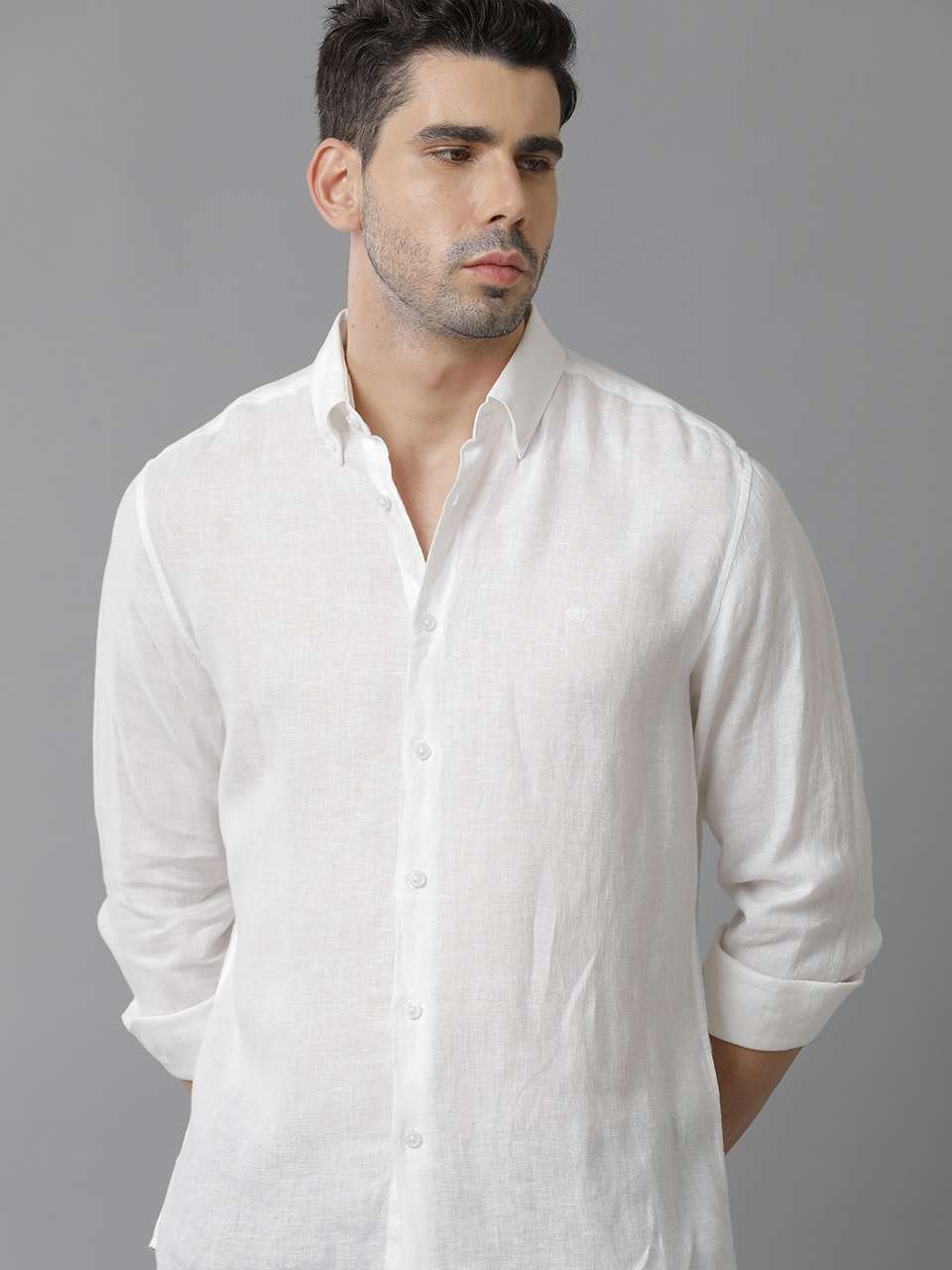 Aldeno Men Regular Fit Solid Button Down Shirt - Image 9