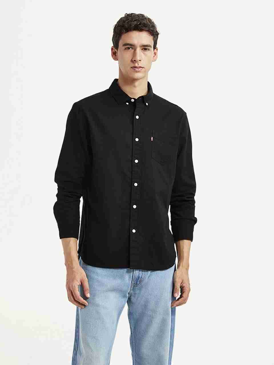 Levi's Men Slim Fit Solid Button Down Shirt - Image 6