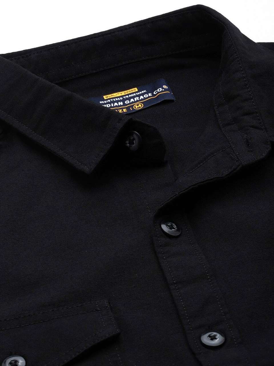 The Indian Garage Co. Men Regular Fit Solid Shirt - Image 8