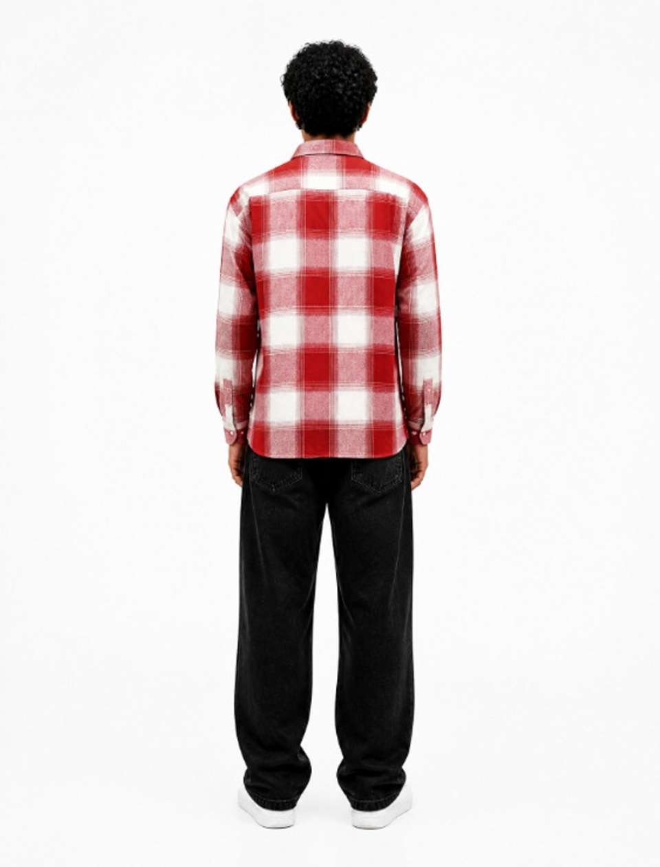 Ivory Men Boxy Fit Checkered Casual Shirt - Image 7