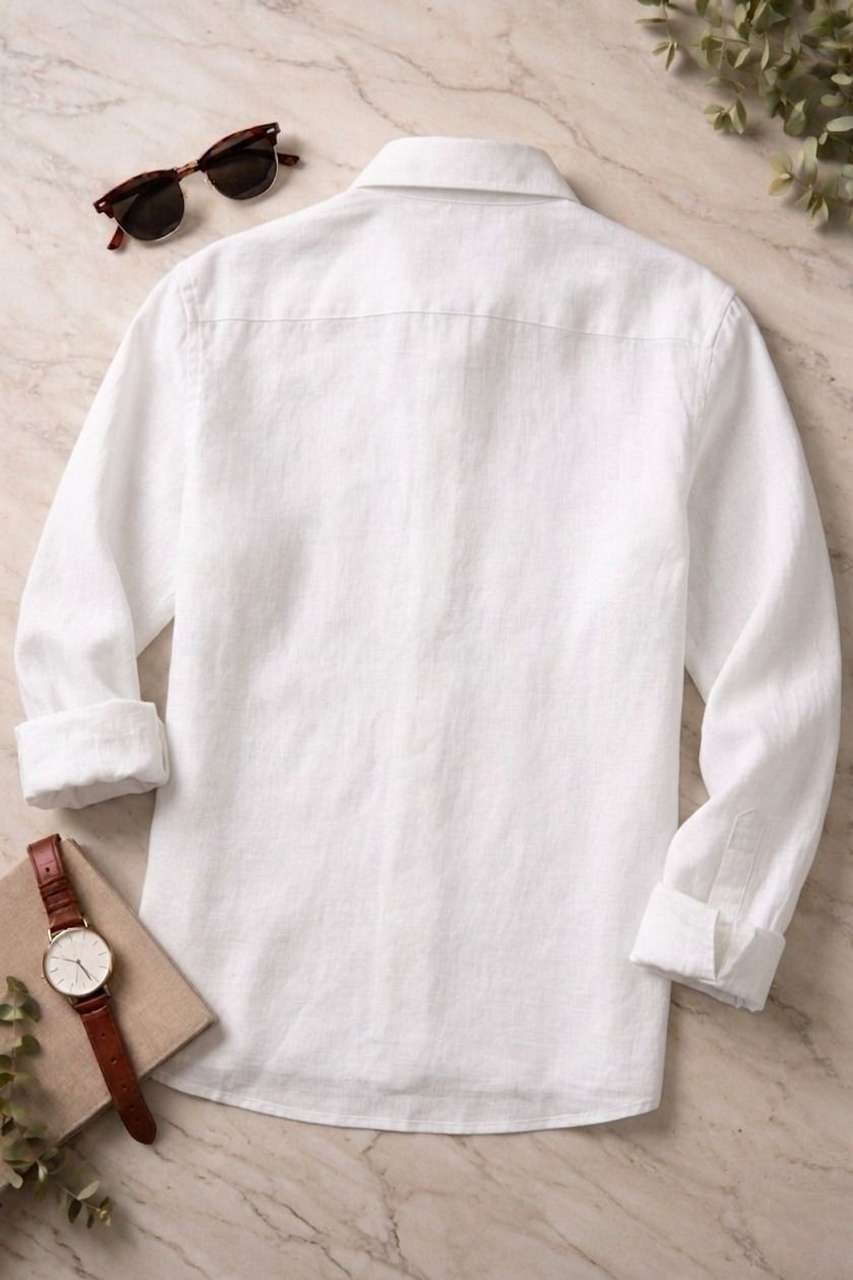 BE UNIQUE MENS Regular Fit Embroidered Casual Shirt - Image 6