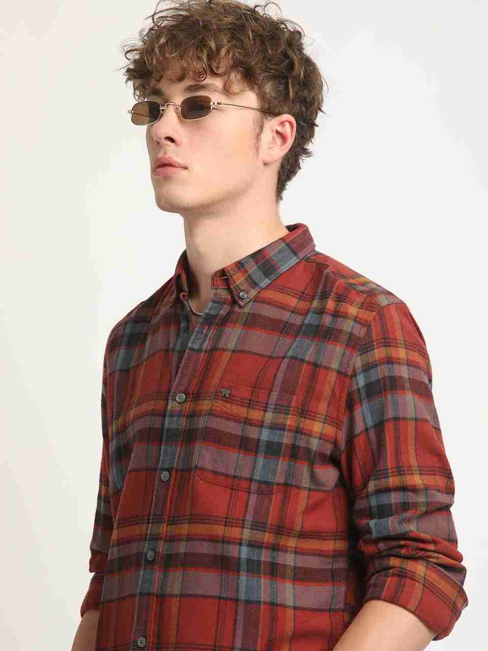THE BEAR HOUSE Men Slim Fit Checkered Shirt - Image 7