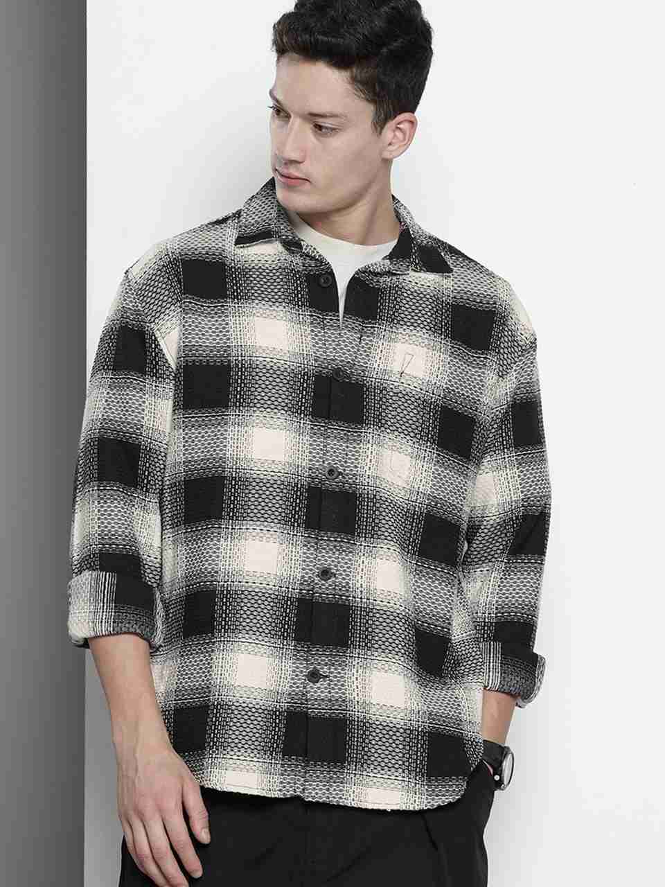 The Indian Garage Co. Men Relaxed Fit Solid Shirt - Image 5