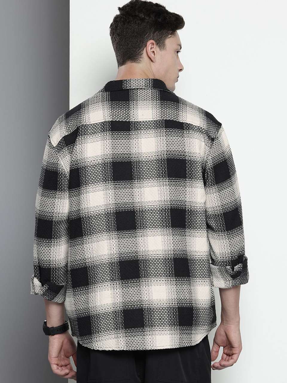 The Indian Garage Co. Men Relaxed Fit Solid Shirt - Image 6