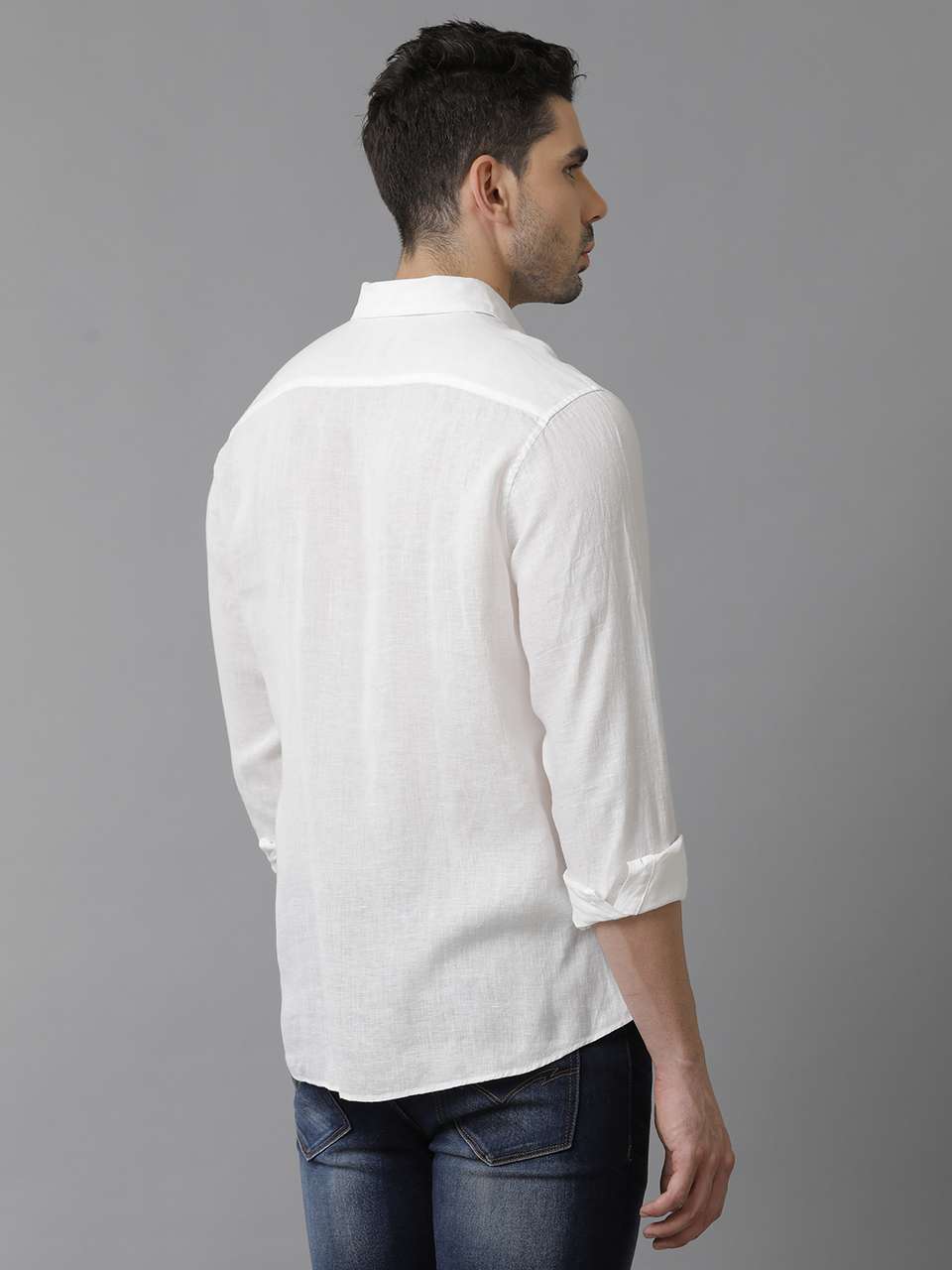 Aldeno Men Regular Fit Solid Button Down Shirt - Image 7