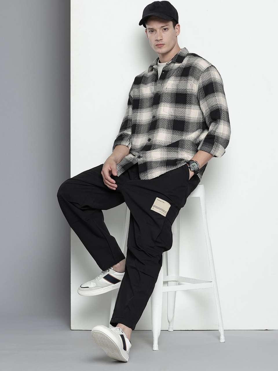 The Indian Garage Co. Men Relaxed Fit Solid Shirt - Image 8
